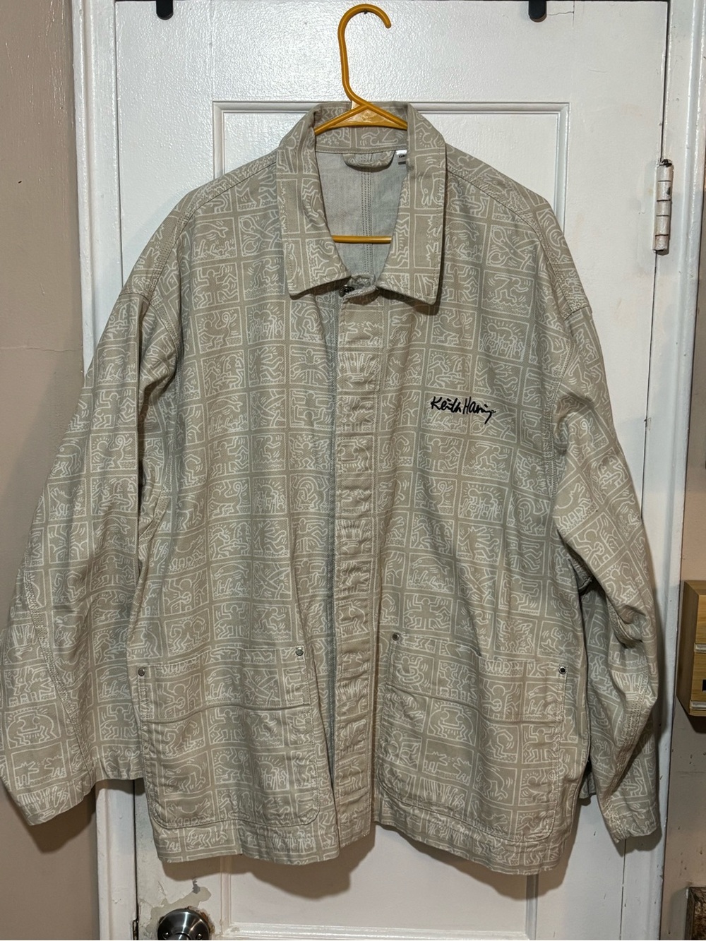 H&M x KEITH HARING JACKET MENS.